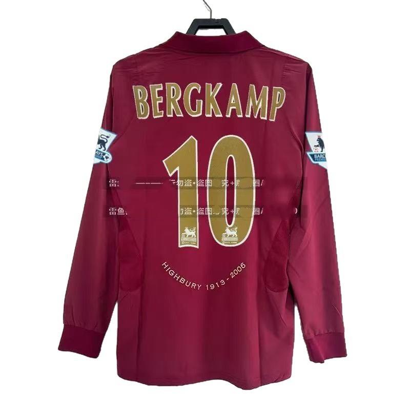 Retro Long Sleeve Soccer Jersey Vintage Football Shirt Men Women Adult Fan Wear Classic Player Style