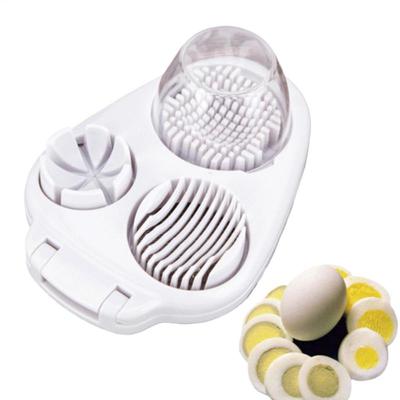 Household 3in1 Creative Egg Slicer Hard Boiled Eggs Slicers Kitchen Food Slicers Fruit Vegetable Manual Slicers Kitchen Supplies