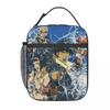 Custom Cowboy Bebop Anime Insulated Lunch Bag for Manga Thermal Cooler Bento Box Outdoor Camping Travel Resuable Tote Bags