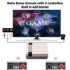 Classic retro controller, built-in 620 retro games, two-player mode, suitable for children and adults, plug and play, AV output TV controller