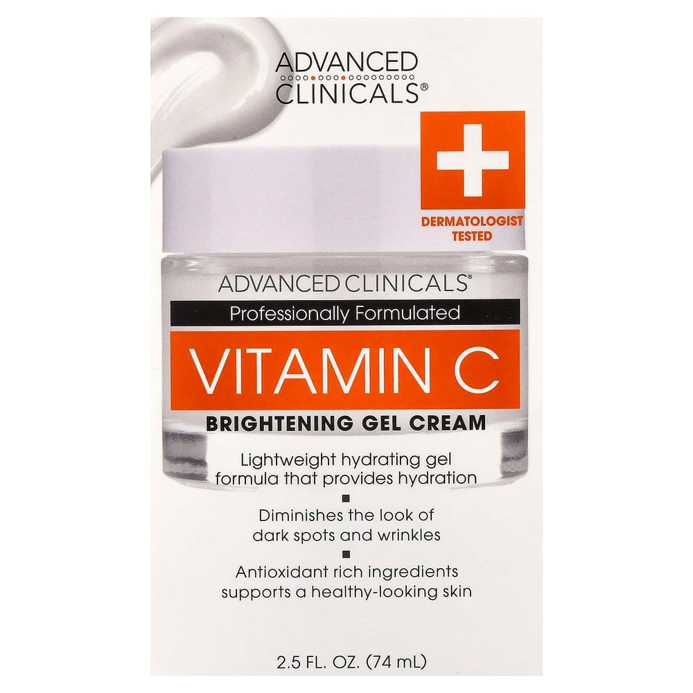 Advanced Clinicals Vitamin C Aufhellende Gel-Creme, 59ml (2 fl oz)