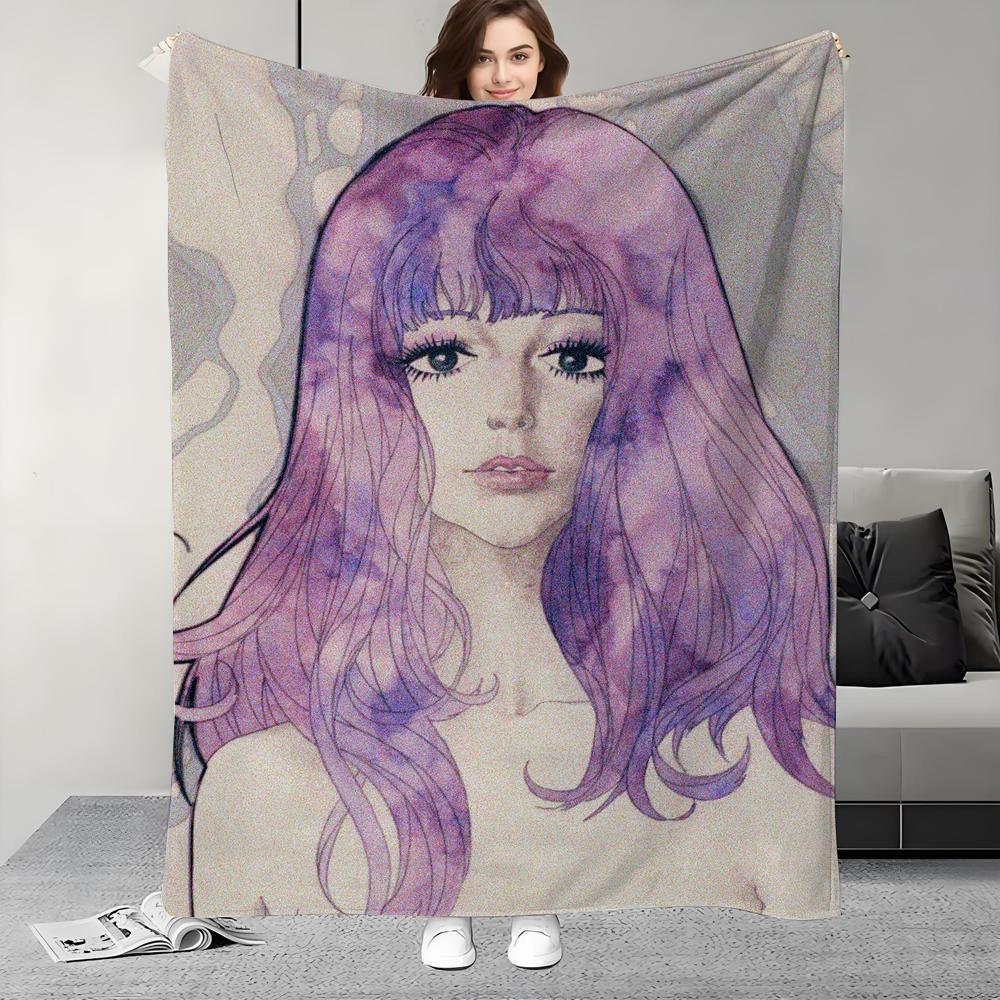 Movie Belladonna of Sadness Blanket Design Lightweight  For Dorms, Naps, Living Room, Office,Sofa,All Season