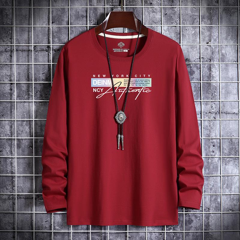 Men's Trendy Long-Sleeve Pure Cotton Sweatshirt - Spring/Autumn 2022