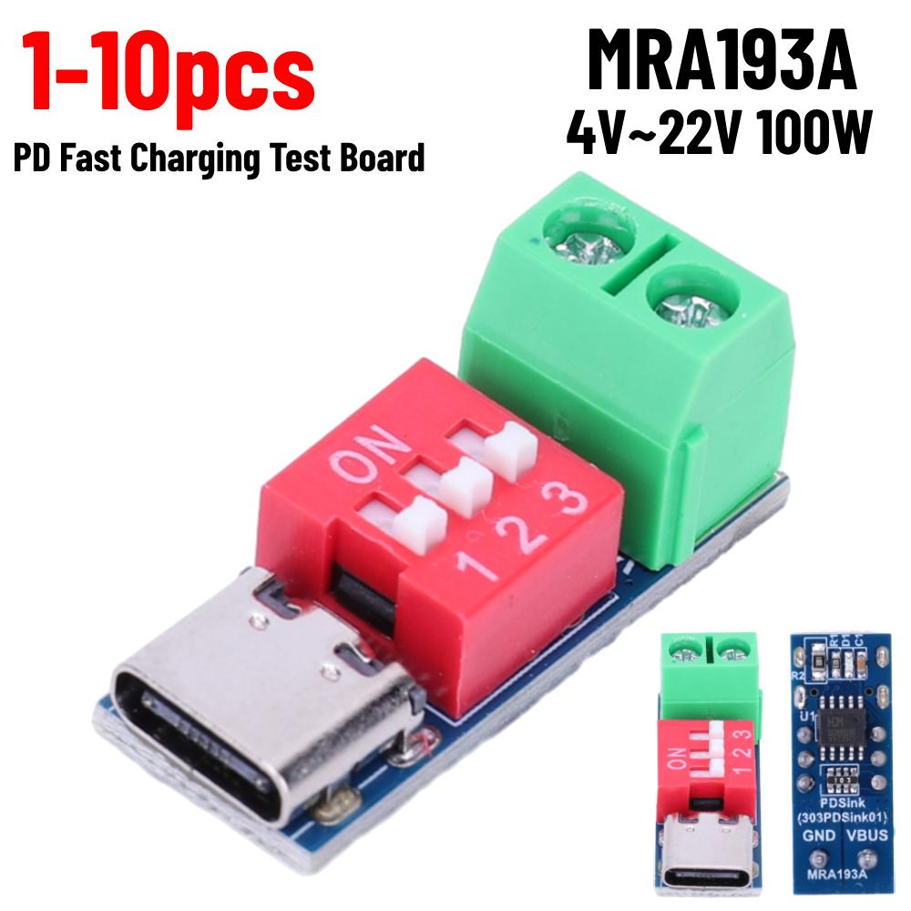 PD Fast Charging Test Board Type-C PD Trigger Board Module PD/QC Decoy Board 5-20V High Speed Charger Power Delivery Boost DIY