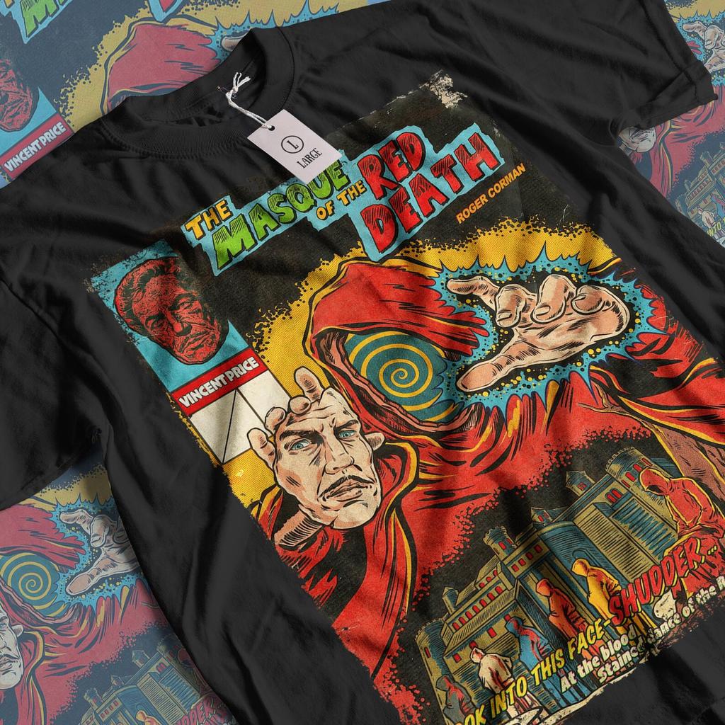 Aesthetic The Mosque of The Red Death Movie T-Shirt: Vintage Horror Movie Unisex Graphic Tee