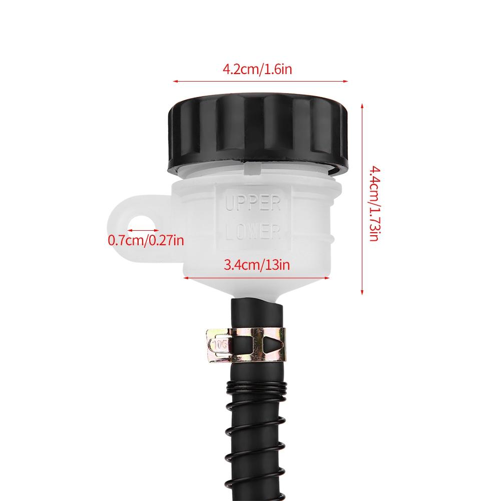  Motorcycle Rear Foot Brake Pump, Motorcycle Brake Master Cylinder, Aluminum Alloy Rear Brake Master Cylinder Pump, Compatible with GSXR 600 750 1000 