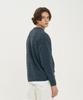 BLOND9 Snow Raglan Round Knit_Blue Black