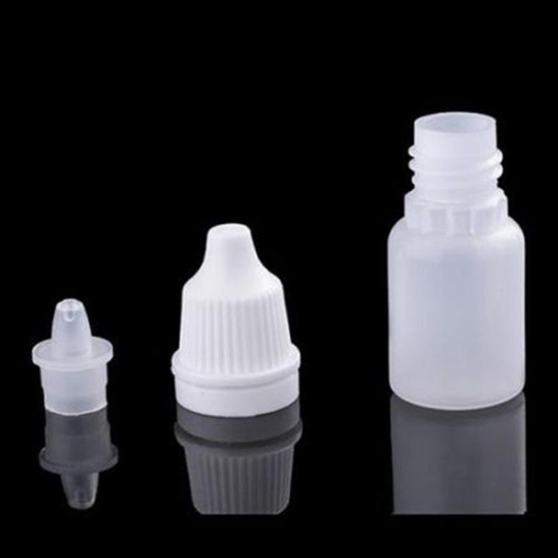 10 Adet 5ml Boş Plastik Sıkılabilir Damlalıklı Şişeler Göz Sıvısı Damlalığı