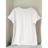 European Size [New Recommendation] Joyful Pattern Printed T-shirt, Women's Casual, Vacation, Short-sleeved Round Neck, Spring and Summer