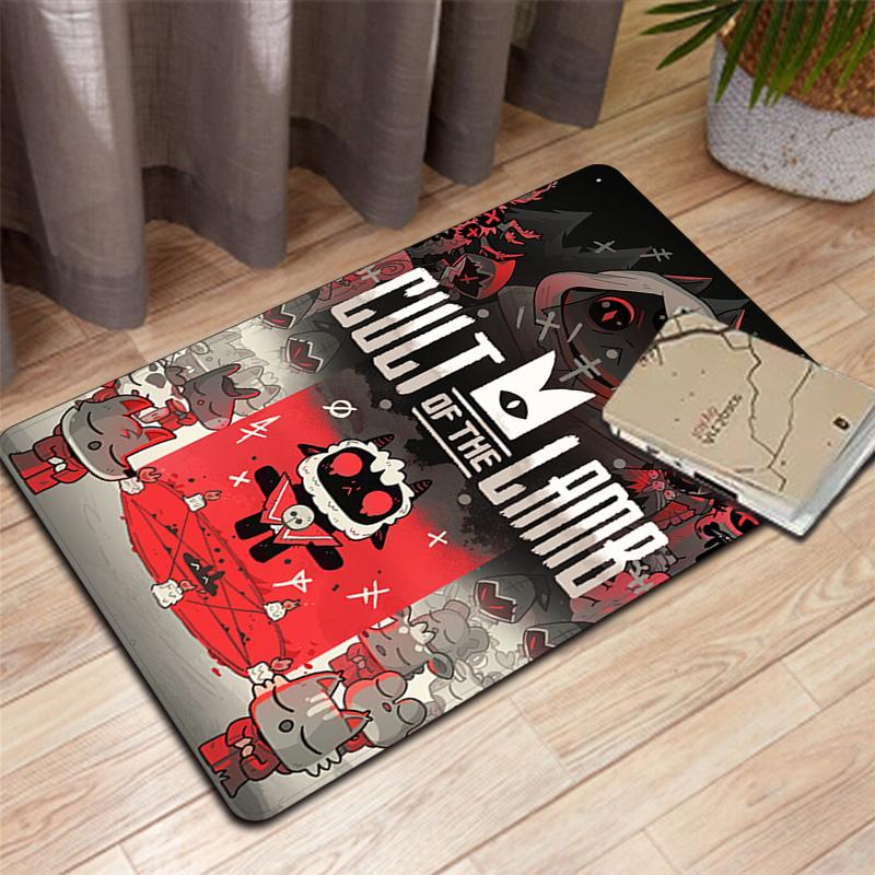 Worship of the flock Rug Floor Mat for Living Room or Bedroom Soft and Comfortable Carpet a Gift for Birthday and Holiday.