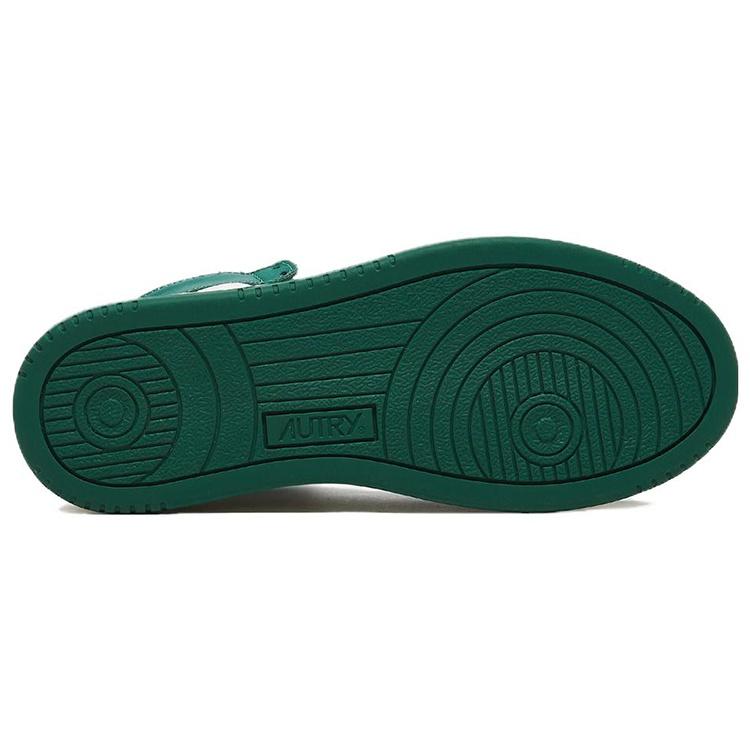 (WMNS) AUTRY Medalist Mid Leder-Sneakers Zweifarbig 'Weiß Grün' Damen AUMW-WB03