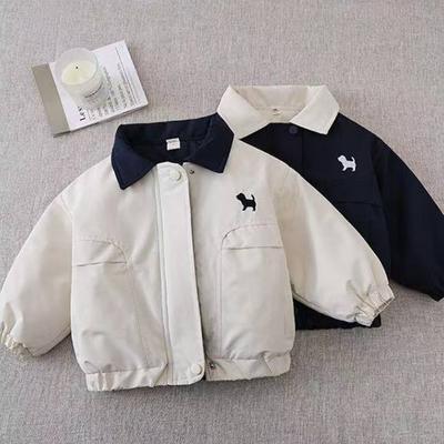Winter Young Teenager Boys Down Jacket Thicken Windproof Letter Print Children Boy Coat