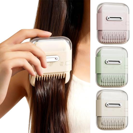 Multifunktionaler Haarschneider Kamm 3 Stufen Verstellbar 2-in-1 Haarschneider Kamm Tragbar Reise Doppelseitig Pony Augenbrauen Trimmer Kamm