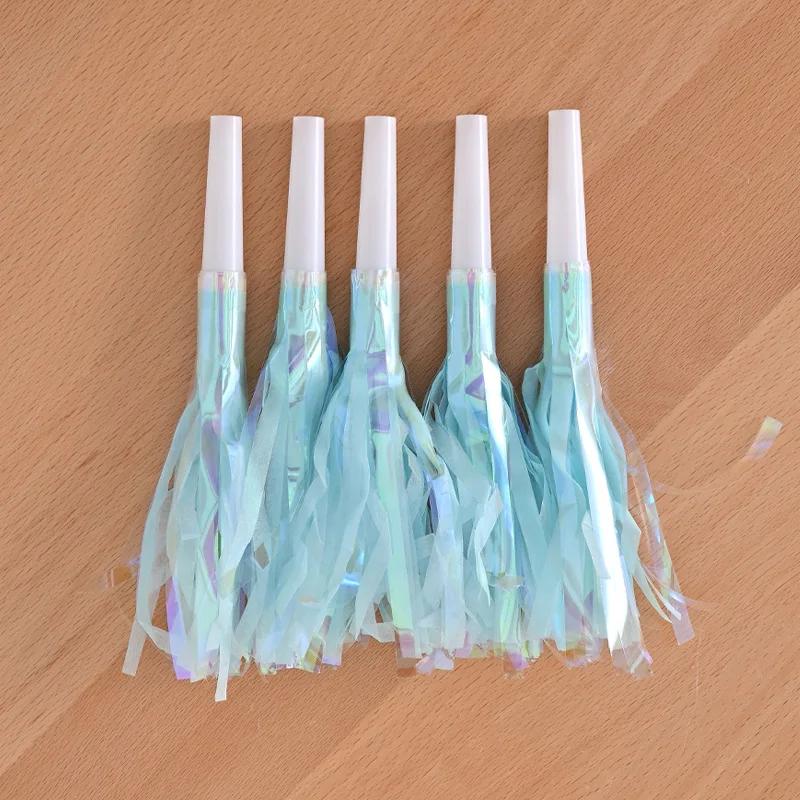 6pc Blowing Dragon Toys Party Tassel Birthday Party Wedding Decoration Festival Party Atmosphere Party Party Horn Cheering Props