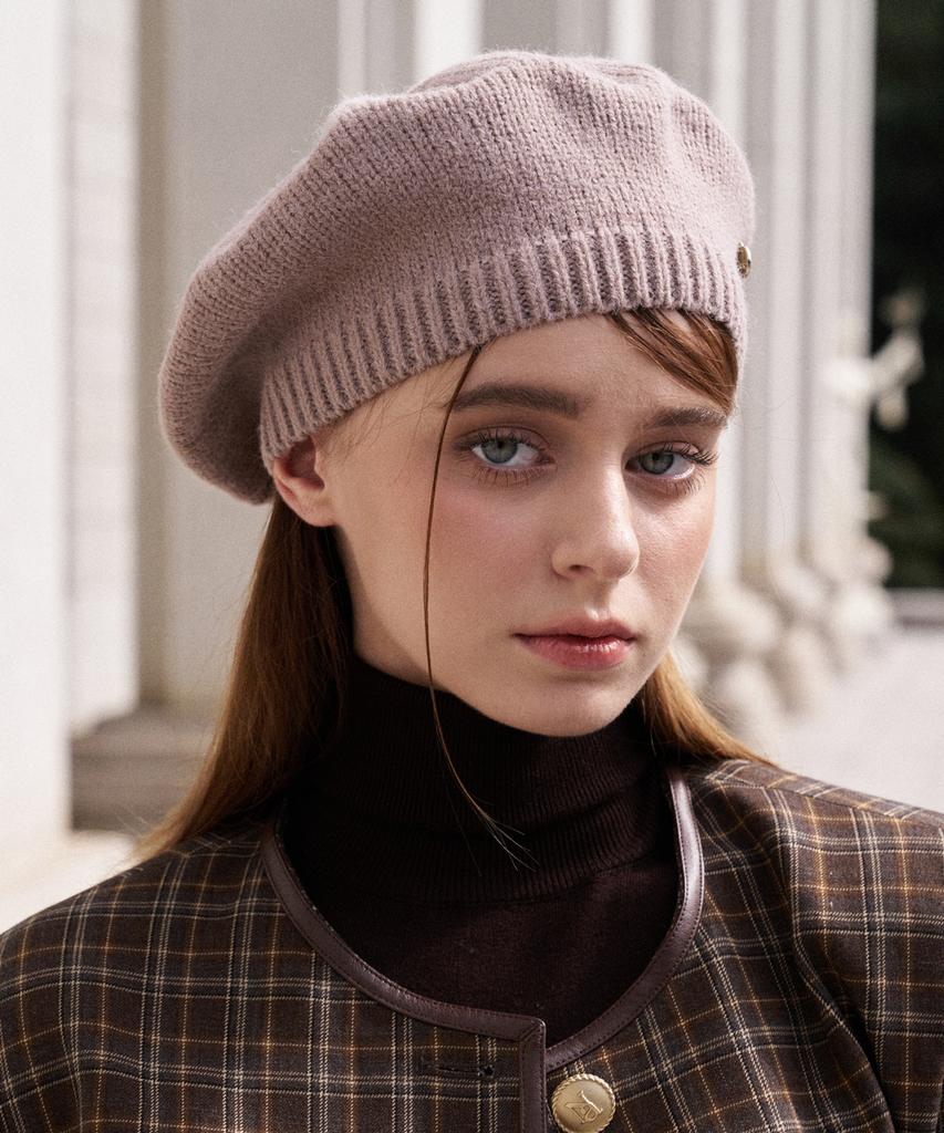 Hwaiteusaenjeu Knit Beret Hobro (4 Colors)