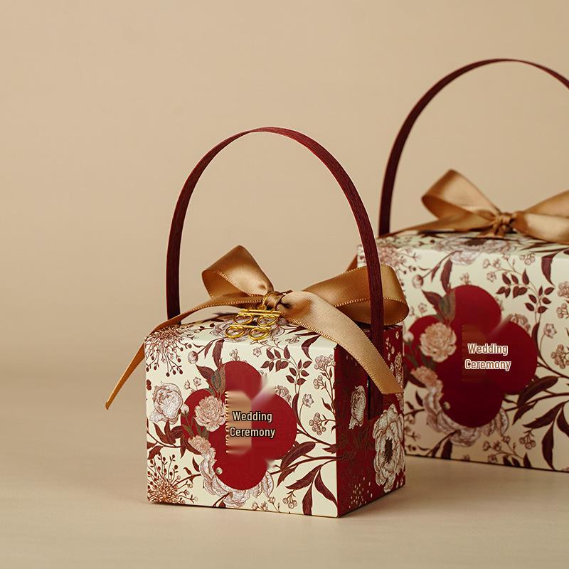 2025 Creative Chinese Wedding Candy Gift Box
