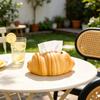 Realistic Croissant Shaped Tissue Box, with Precise Paper Exit Gaps, High-Quality Waterproof Durable Decorative Tissue Holder