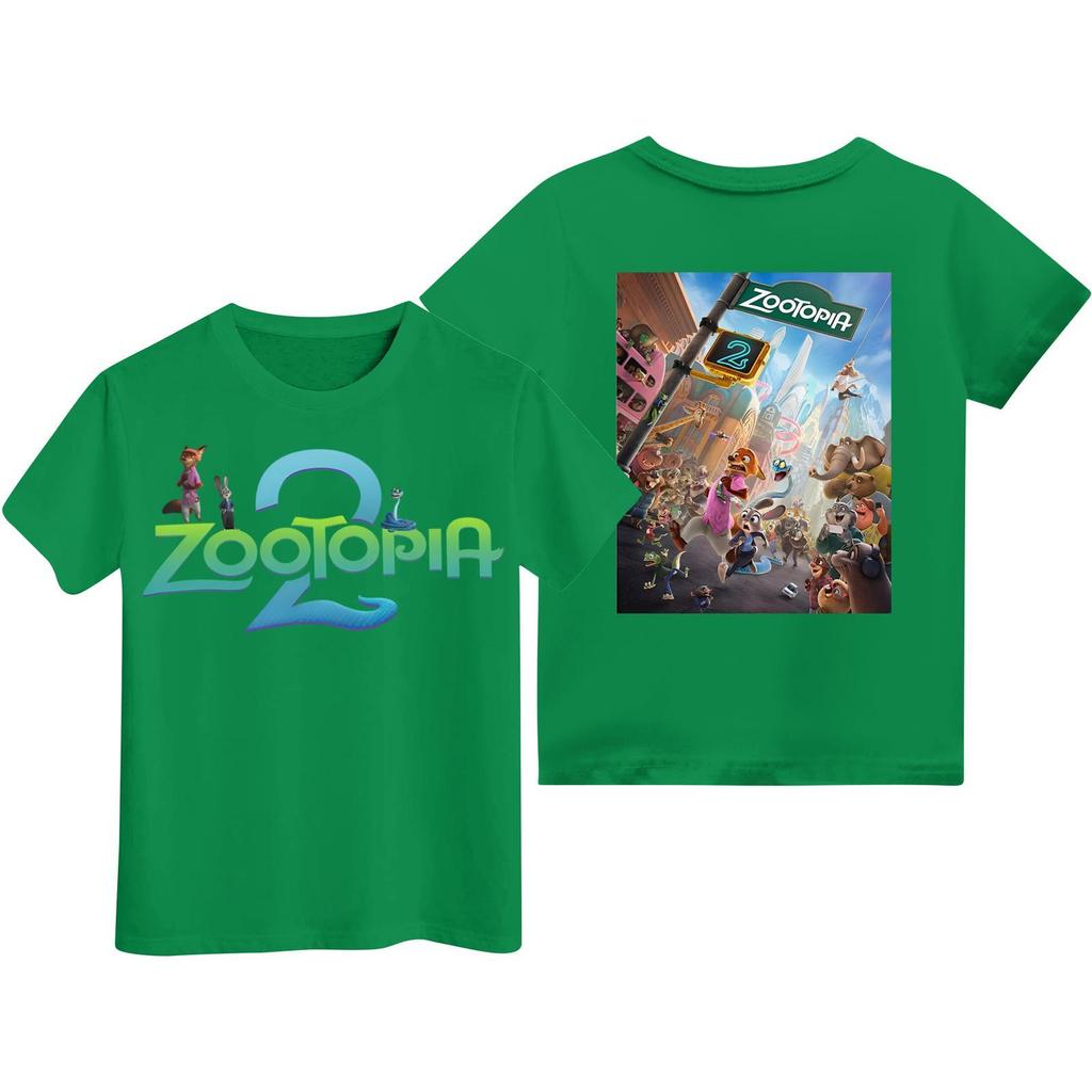 Children's Casual Fashion Cartoon Print Short-sleeved T-shirt Top