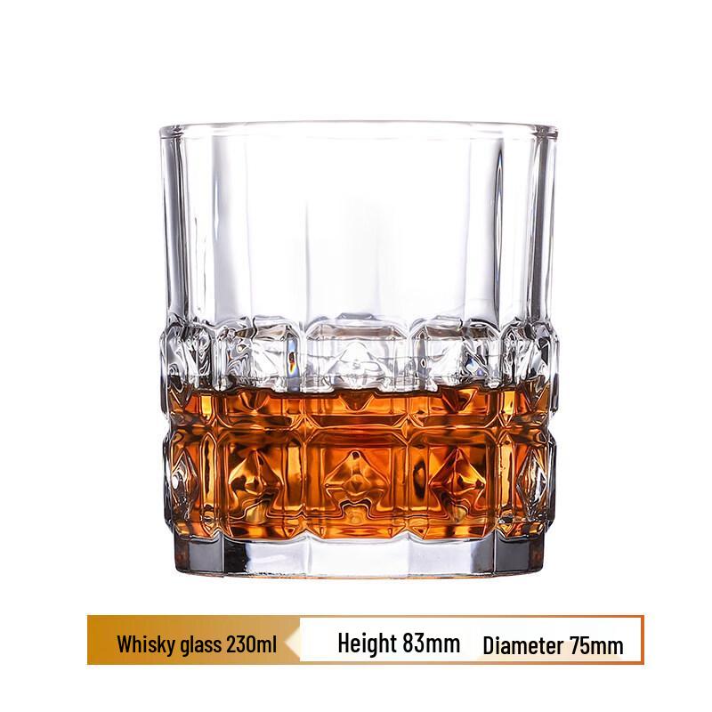 HA European Crystal Glass Bar & Drinkware (Set of 2)