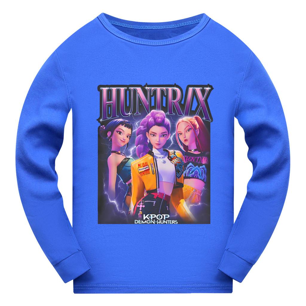 5029 Kids Girls Rumi Zoey Mira Super Star Print Long Sleeves T-Shirt