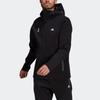 Adidas Warm Casual Sports Hooded Jacket Men Tops Black GU1749