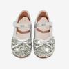 Girls Princess Shoes Shiny Sequins Kids Flat Shoes Round Toes Sweet 2025 New Children Dance Shoes Simple Bows Wedding Non-slip
