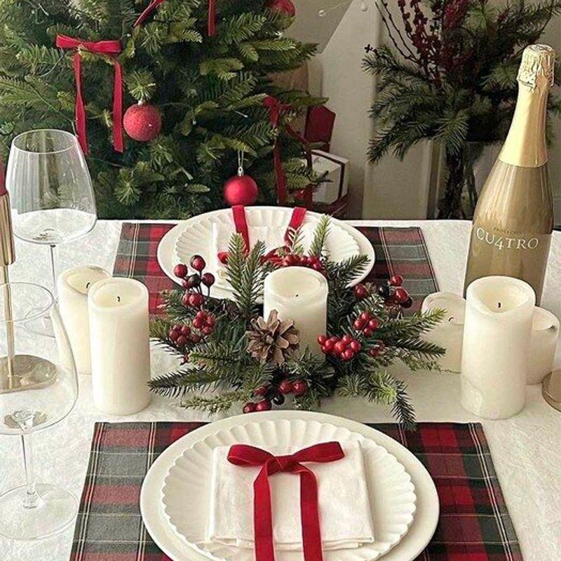 The Warmth Holiday Frill One-Piece Apron_Red