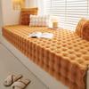 Rabbit Plush Bay Window Mat Winter  New Window Sill Mat Balcony Seat Cushion Cream Ins Wind Tatami Customization
