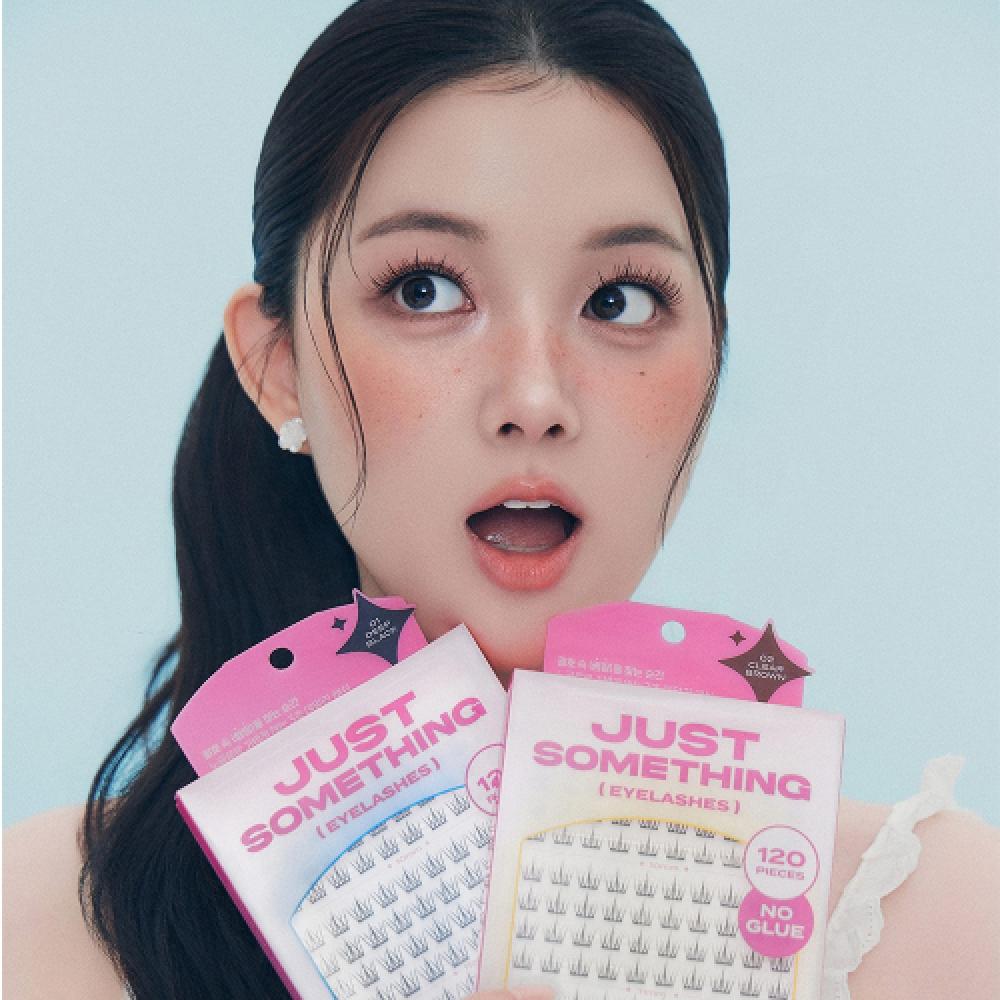 Just Something [1+1] [Just Something] My Type No Glue Lashes Basic Bunny 01 deep black/01 deep black