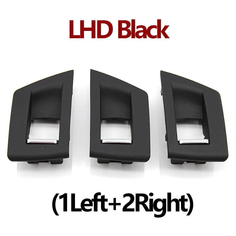 BMW 5 Series F10 F11 520i 523i 525i 528i 535i  LHD RHD 3 Pcs Car Interior Passenger Door Window Lifter Switch Panel Cover LHD Black
