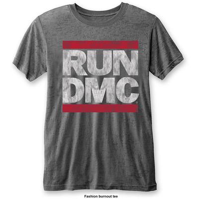 Run DMC T-Shirt: DMC-Logo (Ausbrennen) OFFIZIELL Neu