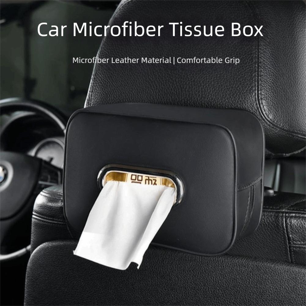 Leder Auto Taschentuchbox Minimalistische Sonnenblenden-Taschentuchbox Langlebige Taschentuch-Aufbewahrungsbox Auto Innenraum