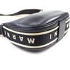Great MARNI Shoulder Bag black leather Women SBMP0128U0 Used