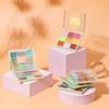 NEW Transparent Nine-color Eyeshadow Disc Earth Color Pearlescent Matte Makeup Ins Eyeshadow