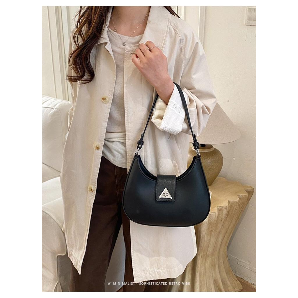 Shoulder Bag Women PU Minimalist Underarm Daily Commute