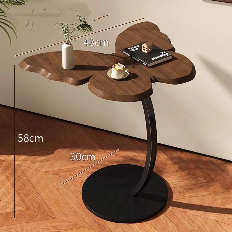 Small Coffee Table, Sofa Side Table, Movable Minimalist Side Table, Bedside Butterfly Shelf, Balcony Tea Table