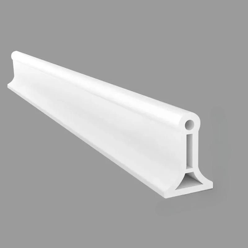 Striscia Silicone Flessibile per Bagno Trattenuta Acqua Barriera Acqua Doccia Separazione Bagnato Asciutto per Cucina Toilette Box Doccia Accessori Bagno Casa
