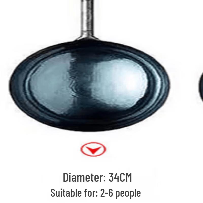 Wutuo Wrought Iron Non-stick Fish Scale Wok