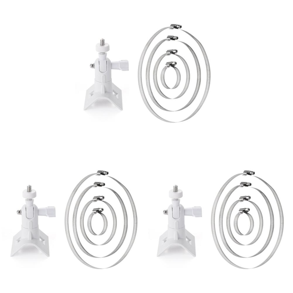 Camera Mount Pole Mount 360 Rotation for Ring Stick Up/Spotlight Cam (White)