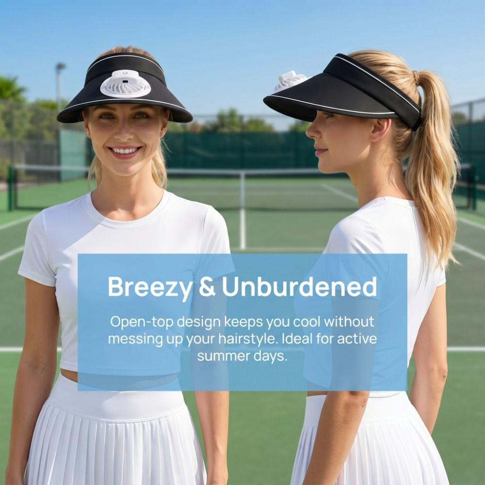 USB Charging Fan Solar Powered Fan Hat Large Brim Sun Protection Hat Wide Brim Sun Hat Outdoor