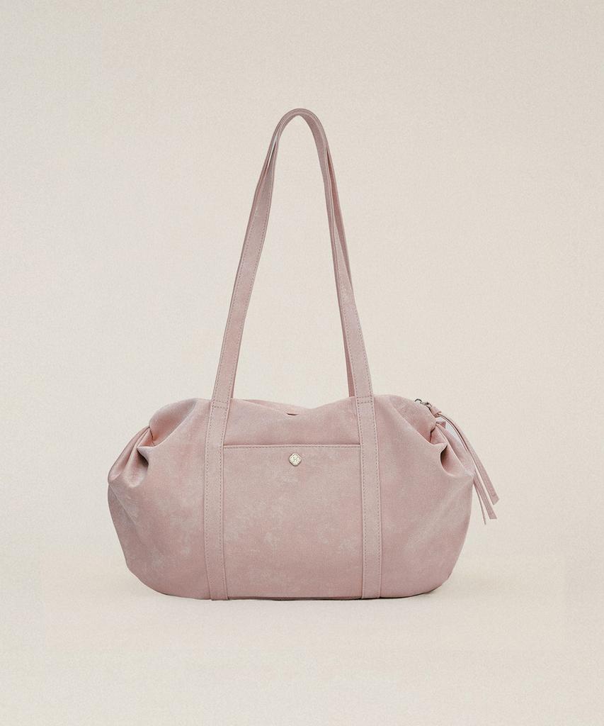 Heeari Aurora Shirred Duffle Bag_Glossy Pink
