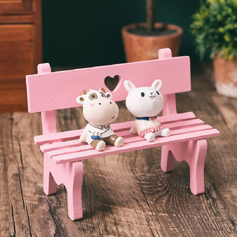 Wooden Miniature Chair Craft Display Background For Art Projects And Photos
