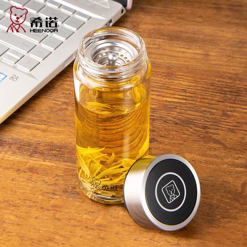 Xinuo Thickened Borosilicate Glass Tea Cup with Filter