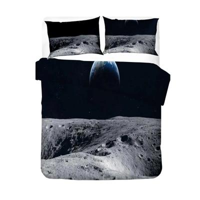 Druck Hochwertige Bettbezug-Sets Galaxie Wolf Bettwäsche-Set 2/3-teilig Bettdeckenbezug Bettwäsche Heimtextil UK /AU King/US King Größe