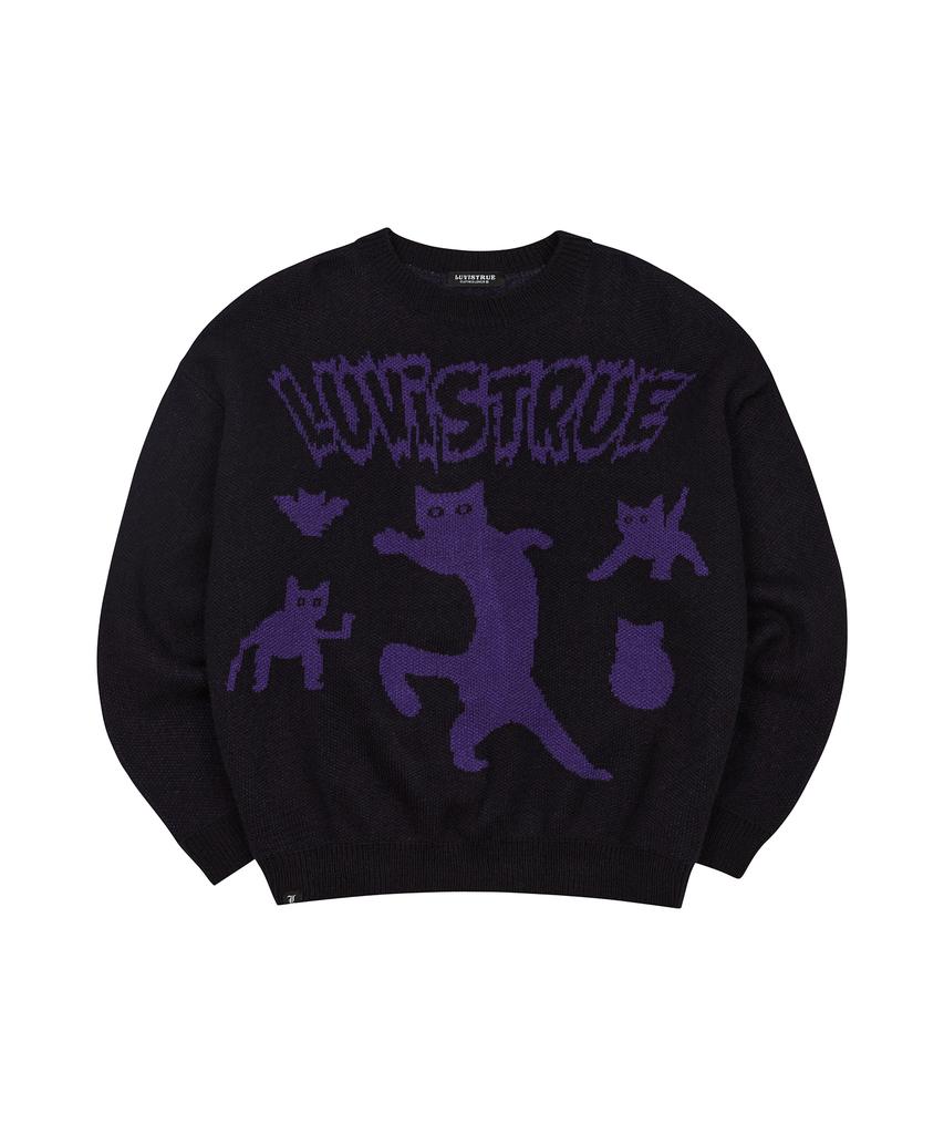 LUVISTRUE Vl 2D Cat Knit(Navy)