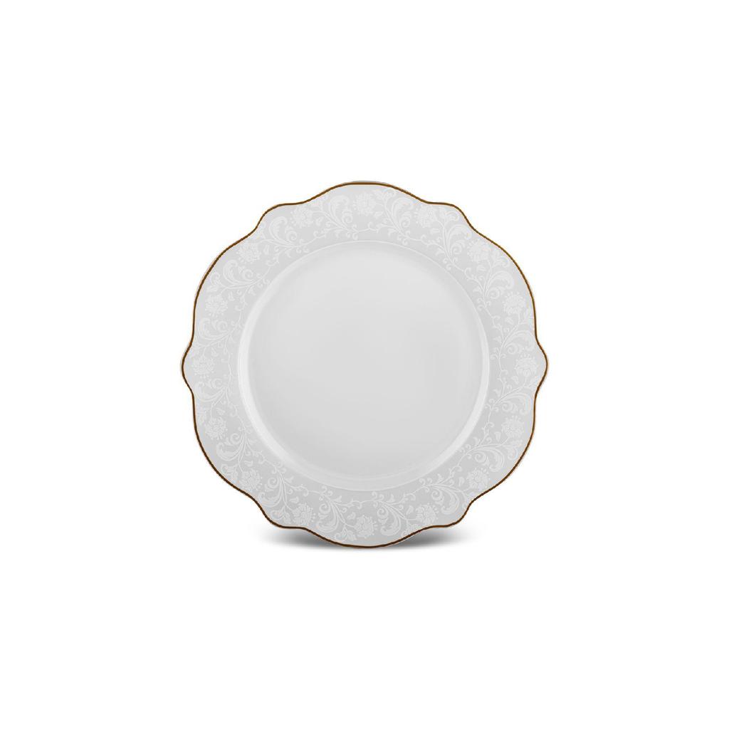 Forever Bone Damiano 53 Piece Dinner Set For 12 People Gold