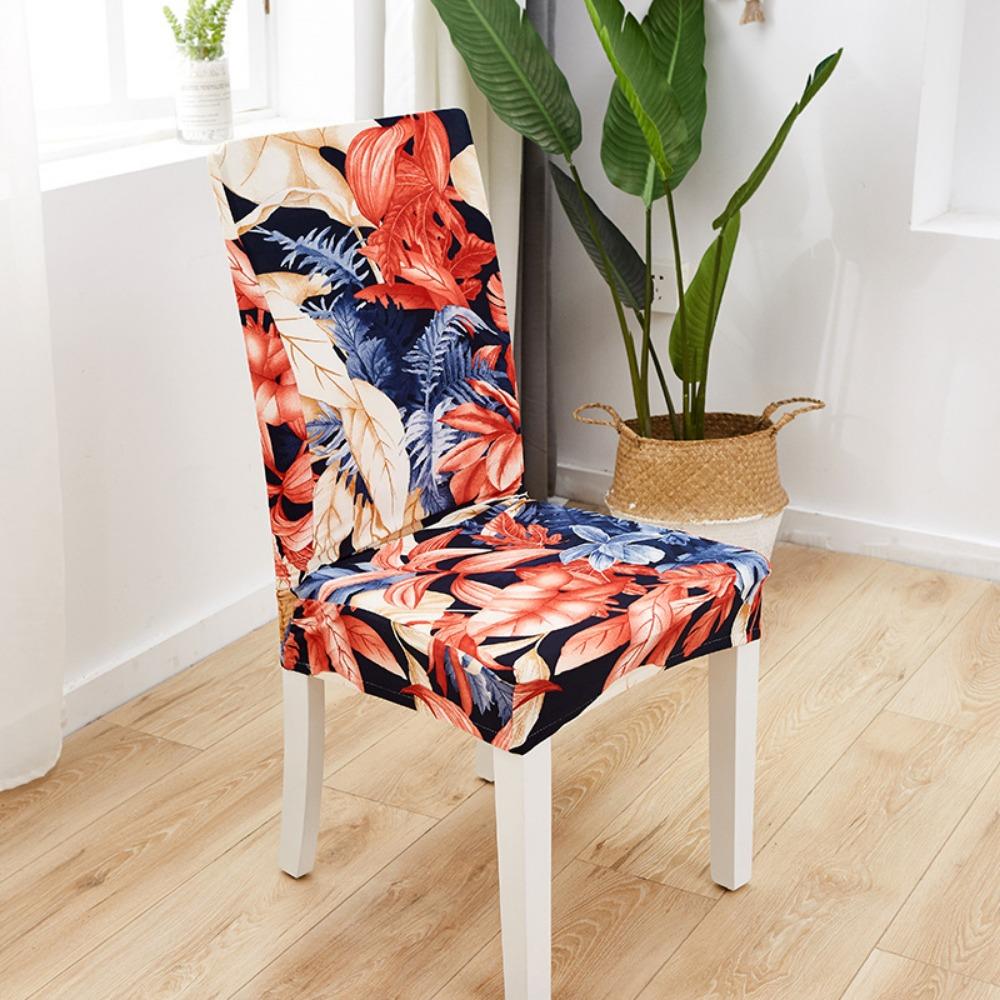 Stretchable Dustproof Chair Cover Fits Hotel Dining Chairs Office Chairs with Tight Fit Elastic Design for Home