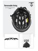 One-Piece Adjustable Adult Bicycle Helmet for Men & Women - Road Bike Anti-Collision Safety