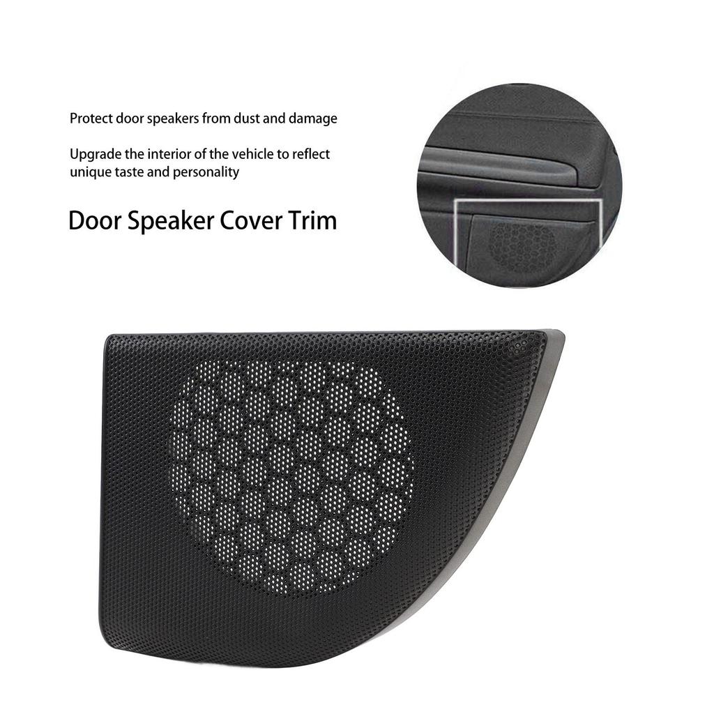 Türlautsprecherabdeckung Gitter Innenraum Türlautsprecher Dekorabdeckung Zierleiste Ersatz für Benz C230 C320 W203 Autotür Lautsprecherpaneel