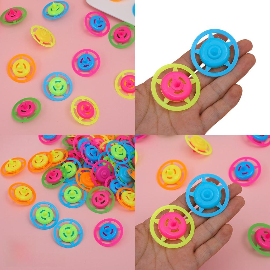 Plastic Spin Gyroscope Toy For Children With Colorful Candy Design And Traditional Play Use